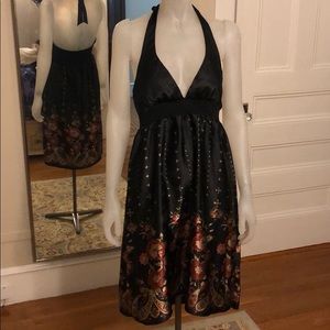 Printed Charmeuse dress